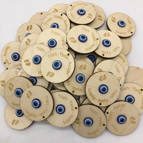 Wooden figure for keyring or magnet Fortune Luck Wooden figure for keyring or magnet Fortune Luck