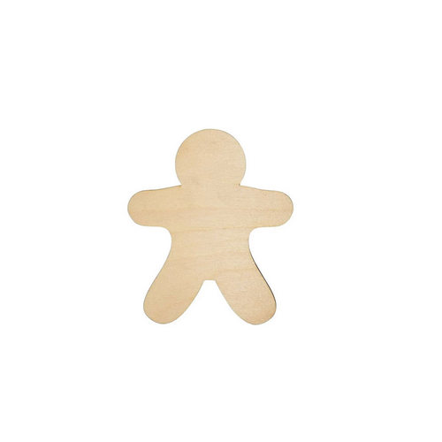 Wooden figure for keyring or magnet human Wooden figure for keyring or magnet human