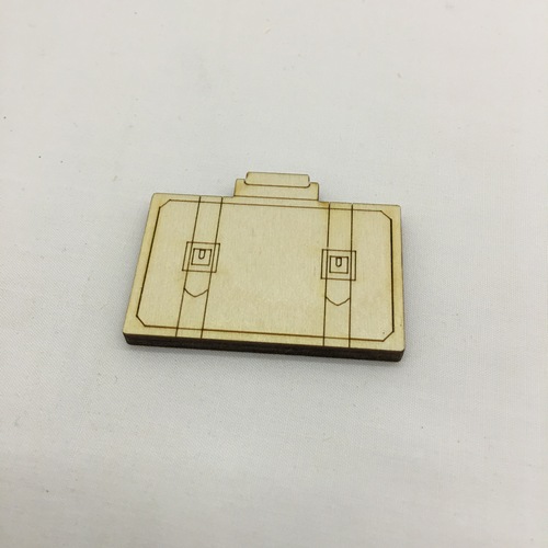 Wooden figure for keyring or magnet suitcase Wooden figure for keyring or magnet suitcase