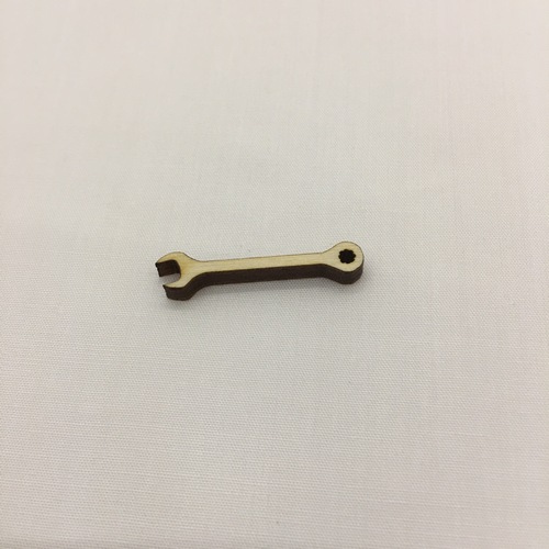 Wooden figure for keyring or magnet wrench key