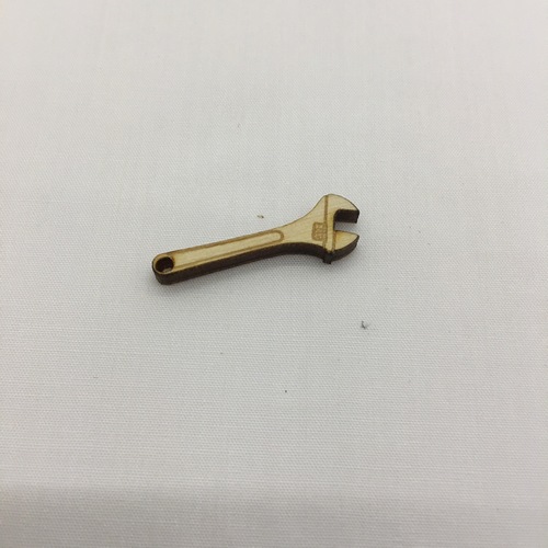 Wooden figure for keyring or magnet wrench key