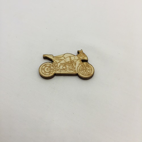 Wooden figure for keyring or magnet Motorbike Wooden figure for keyring or magnet Motorbike