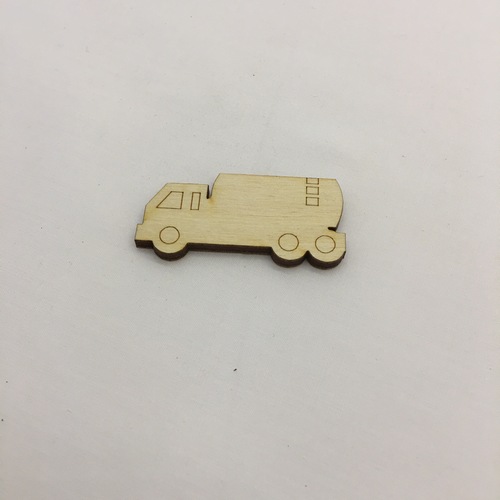 Wooden figure for keyring or magnet Truck Wooden figure for keyring or magnet Truck
