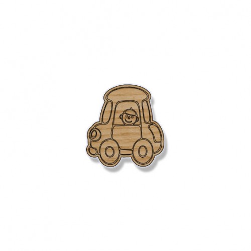 Wooden figure for keyring or magnet car Wooden figure for keyring or magnet car