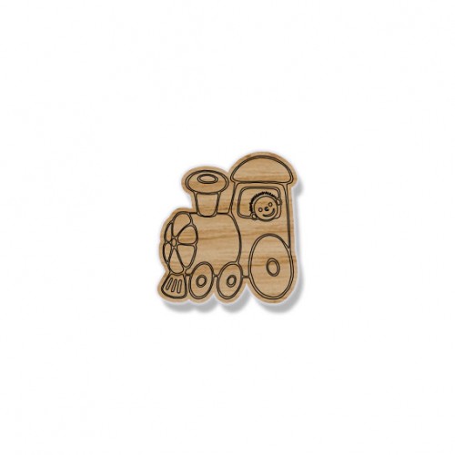Wooden figure for keyring or magnet train Wooden figure for keyring or magnet train