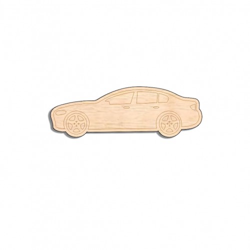 Wooden figure for keyring or magnet Car Wooden figure for keyring or magnet Car