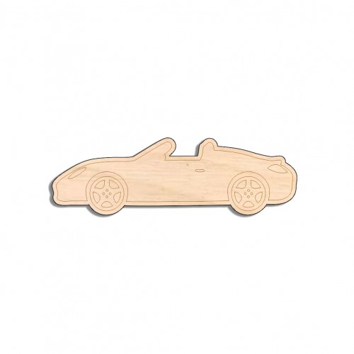 Wooden figure for keyring or magnet Car Wooden figure for keyring or magnet Car
