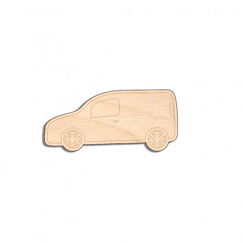 Wooden figure for keyring or magnet Car Wooden figure for keyring or magnet Car