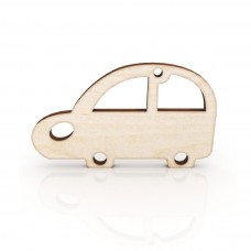 Wooden figure for keyring or magnet  Car