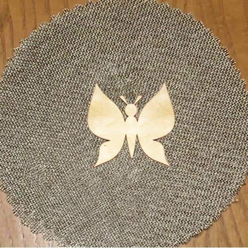 Wooden butterfly for keyring or magnet Wooden butterfly for keyring or magnet