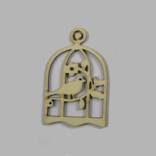 Wooden figure for keyring or magnet bird Wooden figure for keyring or magnet bird
