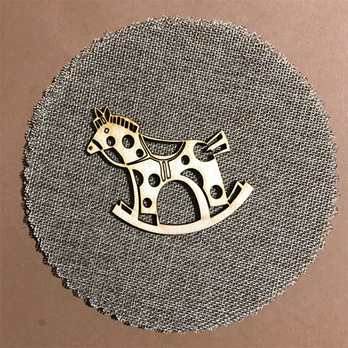 Wooden horse for keyring or magnet Wooden horse for keyring or magnet