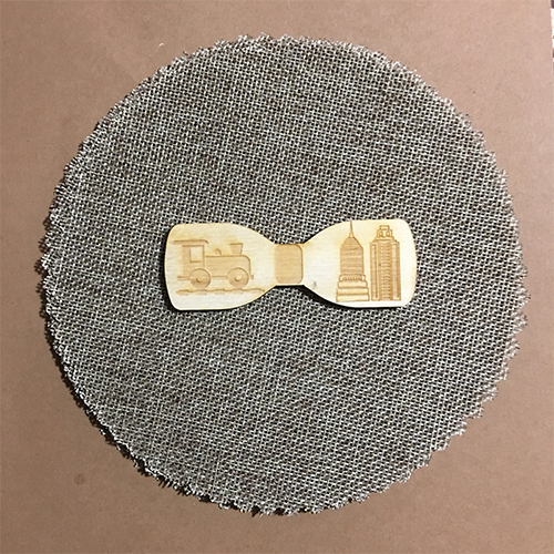 Wooden bow tie for keyring or magnet Wooden bow tie for keyring or magnet