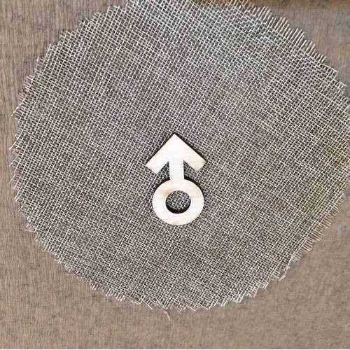 Wooden male symbol for keyring or magnet Wooden male symbol for keyring or magnet