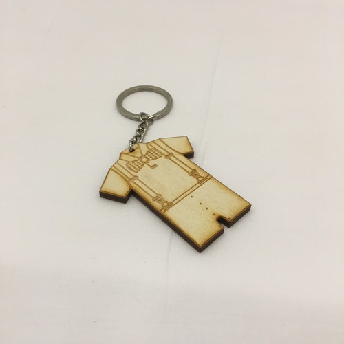 Wooden figure for keyring or magnet toddler