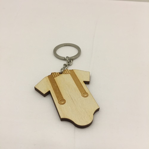 Wooden figure for keyring or magnet toddler's cloth