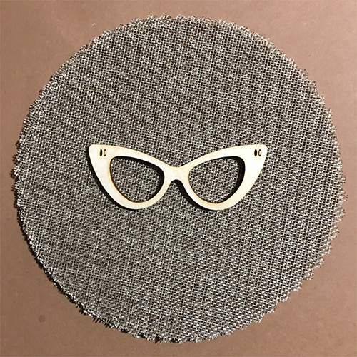 Wooden glasses for keyring or magnet Wooden glasses for keyring or magnet