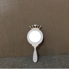 Wooden mirror Crown