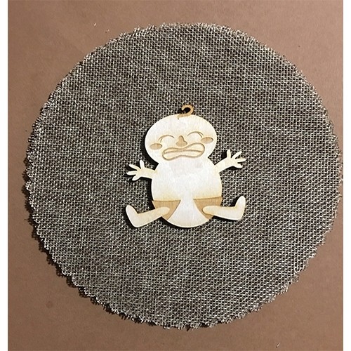 Wooden baby for keyring or magnet Wooden baby for keyring or magnet