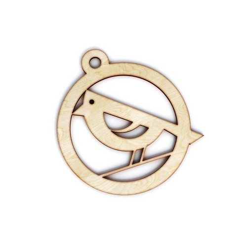 Wooden bird pendant Wooden bird pendant