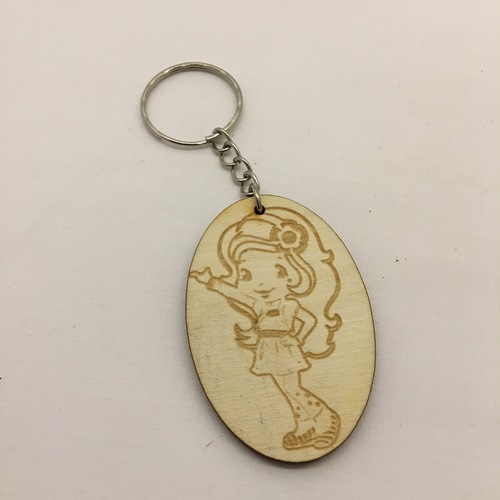 Wooden figure for keyring or magnet Doll Wooden figure for keyring or magnet Doll
