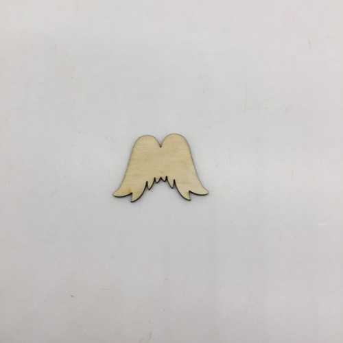 Wooden figure for keyring or magnet wings of angel Wooden figure for keyring or magnet wings of angel