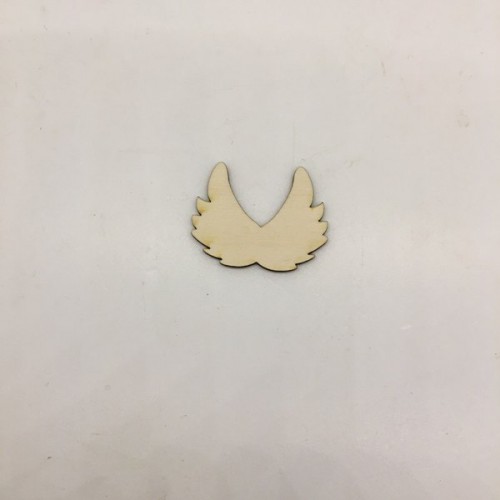 Wooden figure for keyring or magnet wings of angel Wooden figure for keyring or magnet wings of angel