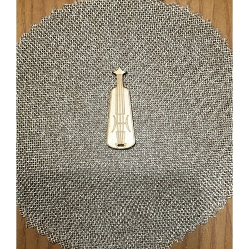 Wooden lyre for keyring or magnet Wooden lyre for keyring or magnet