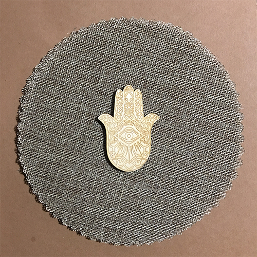 Wooden Fatima hand for keyring or magnet Wooden Fatima hand for keyring or magnet