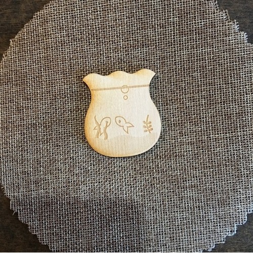 Wooden fish bowl for keyring or magnet Wooden fish bowl for keyring or magnet