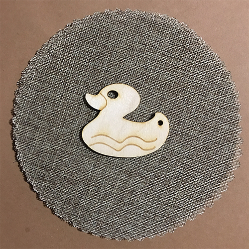 Wooden duck for keyring or magnet Wooden duck for keyring or magnet
