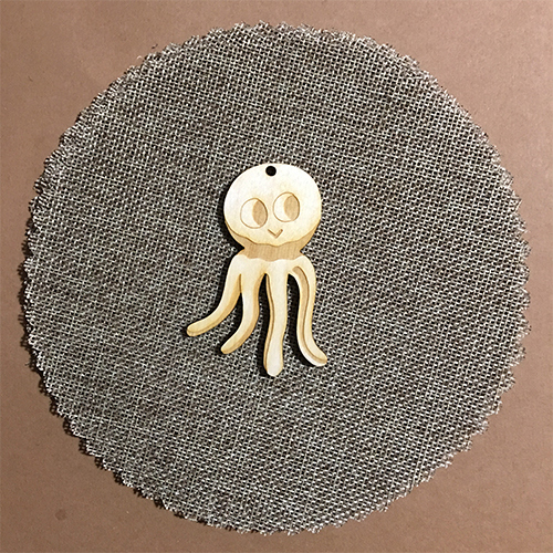 Wooden octapus for keyring or magnet Wooden octapus for keyring or magnet