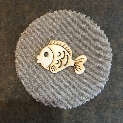 Wooden fish for keyring or magnet Wooden fish for keyring or magnet