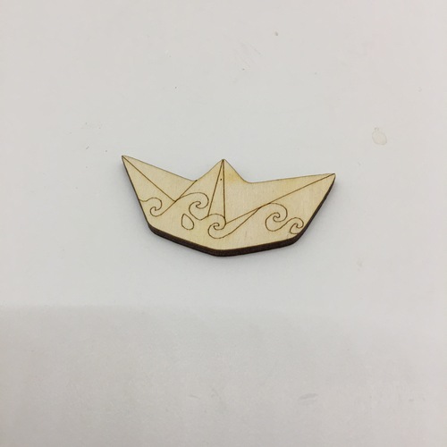 Wooden figure for keyring or magnet Ship