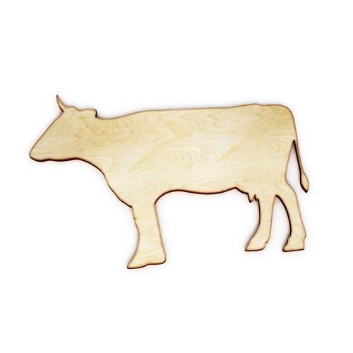 Wooden cow for keyring or magnet Wooden cow for keyring or magnet