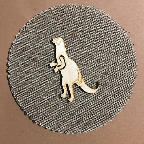 Wooden dinosaur for keyring or magnet Wooden dinosaur for keyring or magnet