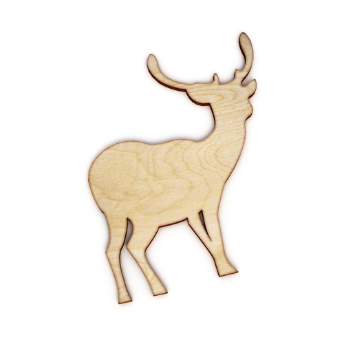 Wooden deer for keyring or magnet Wooden deer for keyring or magnet