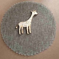 Wooden giraffe for keyring or magnet