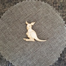 Wooden Kangarro for keyring or magnet