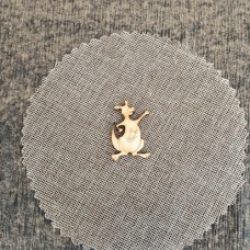 Wooden Kangarro for keyring or magnet