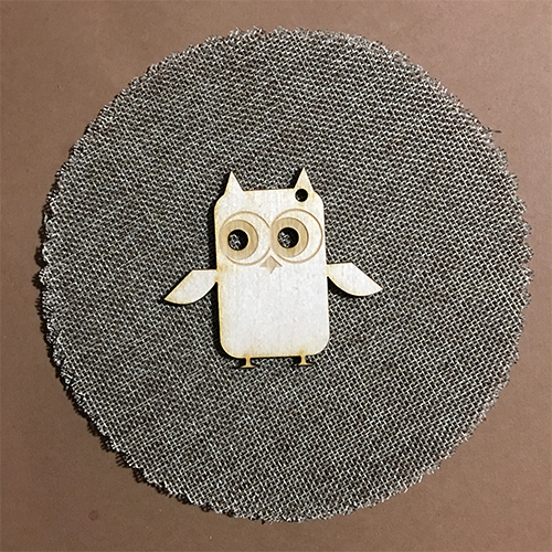 Wooden owl for keyring or magnet Wooden owl for keyring or magnet
