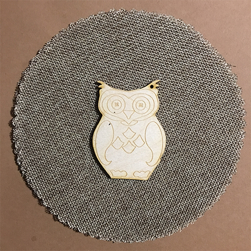 Wooden owl for keyring or magnet Wooden owl for keyring or magnet