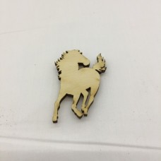 Wooden Horse for keyring or magnet