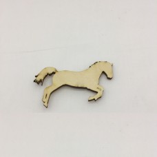 Wooden Horse for keyring or magnet
