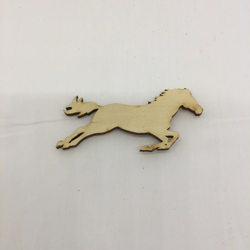 Wooden Horse for keyring or magnet