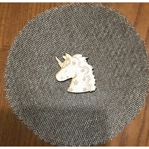 Wooden unicorn for keyring or magnet Wooden unicorn for keyring or magnet
