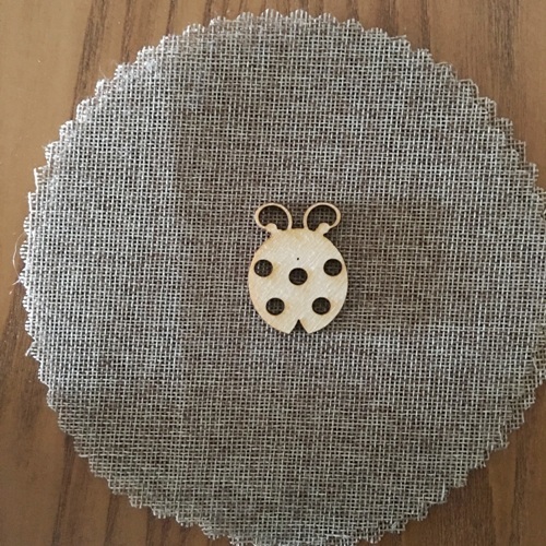 Wooden ladybug for keyring or magnet Wooden ladybug for keyring or magnet