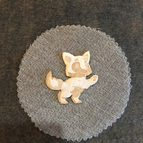 Wooden Raccoon for keyring or magnet Wooden Raccoon for keyring or magnet