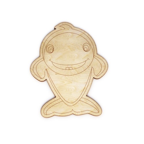 Wooden whale for keyring or magnet Wooden whale for keyring or magnet