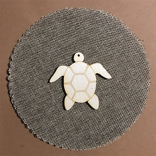 Wooden turtle for keyring or magnet Wooden turtle for keyring or magnet